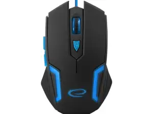 EGM205B Kabelgebundene Gaming-Maus 6D optisch USB MX205 Fighter BLAU