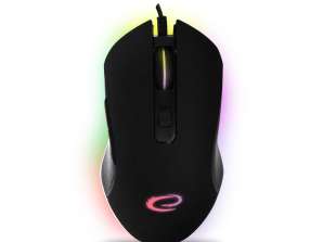 EGM302 Esperanza gaming mus med kabel led rgb 6d opt. usb c nemesis