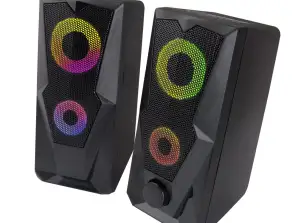 EGS103 Esperanza Lautsprecher 2.0 usb led Regenbogen