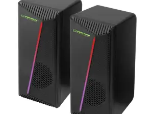 EGS106 Esperanza kaiuttimet 2.0 usb led rainbow nortec