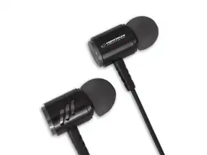 EH207KS Esperanza écouteurs intra-auriculaires métalliques avec micro eh207 noir-silver