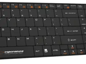 EK122K Ensemble sans fil clavier souris 2.4GHz USB Liberty noir