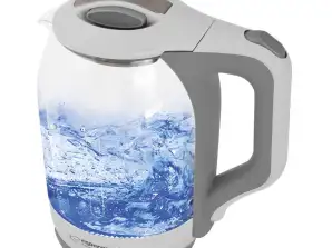 EKK025W Esperanza glass electric kettle yukon 1.7 l white