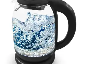 EKK027 Esperanza sähköinen lasikannun LED- ja lämpömittarilla Loire 1.7 l