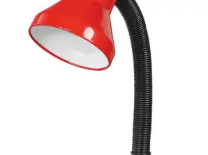 ELD108R lampe de bureau Esperanza E27 Altair rouge