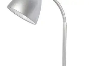 ELD113S lampe de bureau Esperanza E27 Alkes argenté