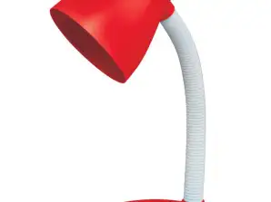 ELD114R lampe de bureau Esperanza E27 Atria rouge