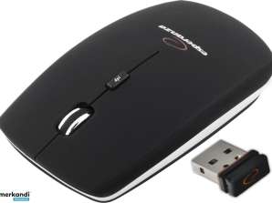 EM120K Беспроводная мышь 2.4GHz 4D оптическая USB Saturn черная
