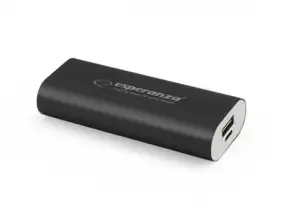 EMP105K Esperanza batterie externe 4400mah hadron noire