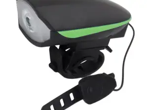 EOT023 LED Fahrradlampe mit Klingel Alfard