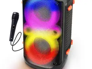 EP156 Esperanza Bluetooth Lautsprecher FM LED RGB Karaoke Sänger
