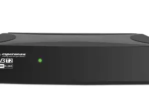 EV108R Tuner/Dekodificador digital DVB T2 H.265/HEVC EV108R