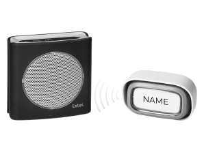 Kabelloser Akku-Türklingel EXTEL diBi Flash Soft, schwarz