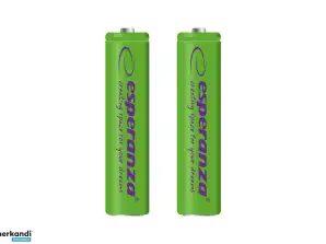 EZA101G Esperanza NiMH Akkus AAA 1000mAh 2 Stück grün