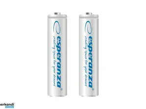 EZA101W Esperanza Akkus NiMH AAA 1000mAh 2St. weiß