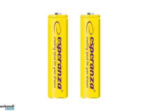 EZA101Y Esperanza Akkus ni mh aaa 1000mah 2Stk.gelb