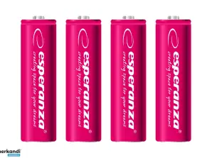 EZA104R Ni Mh AA Akkumulator 2000mAh 4 Stück rot Esperanza
