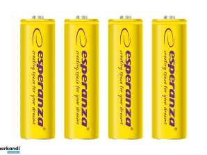 EZA104Y Esperanza Akkus Ni-MH 2000mAh 4St. gelb