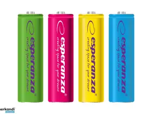 EZA108 Esperanza Akkumulator NiMH AA 2000mAh 4 Stück. Mischfarben