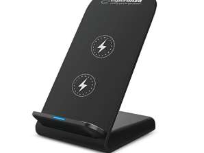 EZC101 Support de bureau pour téléphone Esperanza avec chargeur sans fil 15W photon