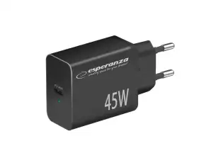 Мережевий зарядний пристрій EZC108K Esperanza 45W USB C PD