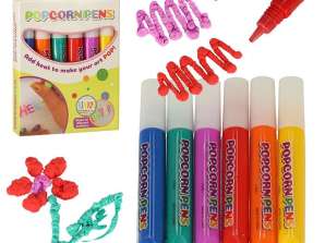 Pennarelli pennarelli magici design effetto popcorn 3D