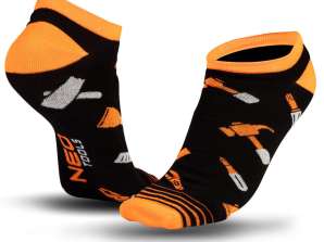 Chaussettes colorées NEO TOOLS. Courtes. Taille 39-42