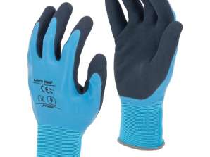 Latex gloves blue l211911p. card.