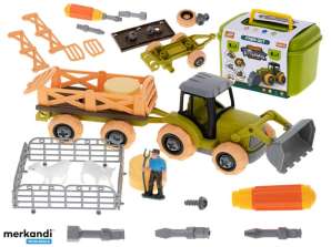 Ferme, ferme, tracteur, machines agricoles, animaux, ferme, mouton, tournevis