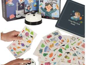 Gioco di percettività delle carte Trova una coppia di 54 carte e una campana