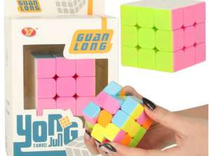 Logikspiel Würfel Puzzle 3x3 neon 5 65cm