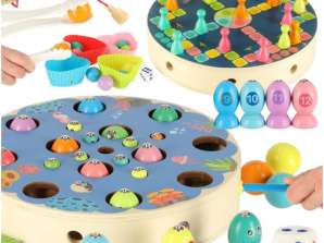 Arcade-Spiel Familie Fisch Raupen Angeln Montessori