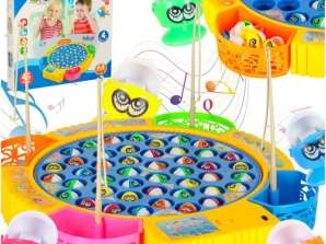 Arcade-Spiel Familienfischangeln 45 Fische 4 Angelruten