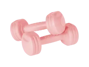 Bituminous dumbbells 2x1kg. REBEL ACTIVE