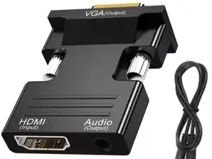 HD38 Convertisseur HDMI vers VGA D-Sub audio