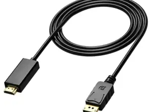 HD39 DisplayPort to HDMI -kaapeli 1,8m 4k