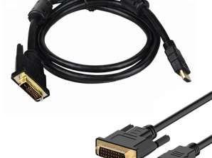 HD8 Kabel hdmi 19pin dvi 2m gull