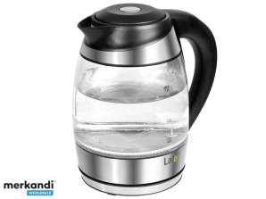 LAFE Kristalglas Waterkoker met temperatuurregeling