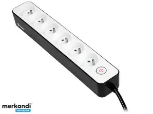 Сетевые фильтры TRACER Zebra 1,5 м 6 гнезд