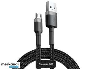 Cavo Micro USB BASEUS Cafule 2.4A 0.5m CAMKLF AG1 grigio nero