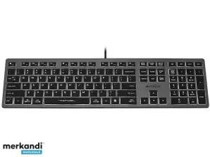 A4TECH FSTYLER FX60H White Backlit Keyboard