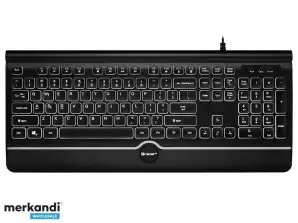 Tastatur  TRACER OFIS PRO USB  Hvid belysning