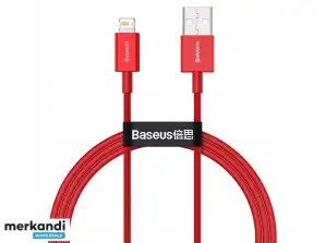 Cavo USB BASEUS Lightening serie superiore. 2.4A. 1m rosso CALYS A09