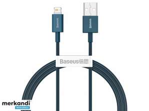 Cavo Lightning USB BASEUS per iPhone serie Superior. 2.4A. 1m blu CALYS A03