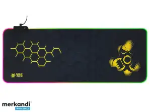 Tastatur- und Mausunterlage TRACER GAMEZONE Hexy1 RGB 80/30/0.4