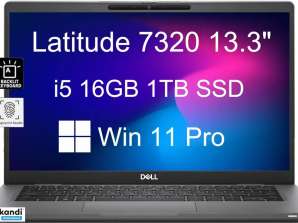 Твердотільний накопичувач Dell Latitude 7320 i5 1135G7 8 ГБ 512 ГБ