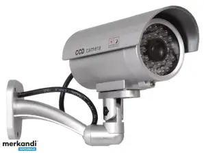 Finta telecamera IR9000S con LED IR argento