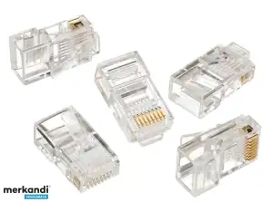 MCTV 663 RJ45 8P8C 5e kontakt Maclean 100 stk