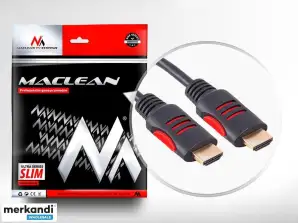 MCTV 813 42188 HDMI-kabel HDMI 3m v1.4 30AWG met ferrietfilters