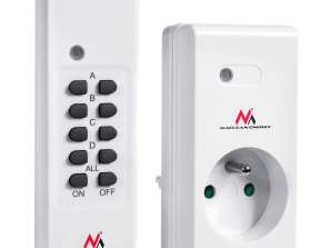 Maclean Remote Controlled Socket. indoor. programmable. battery for remote. MCE151
